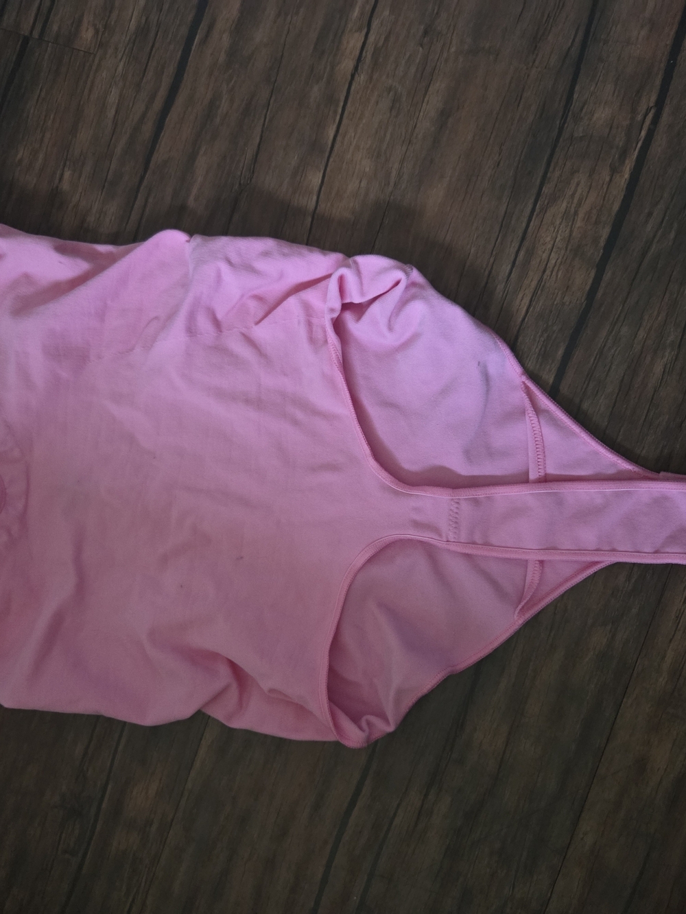 Pink Ruched Bust Cami Bodysuit Size S/M - Picture 4 of 6